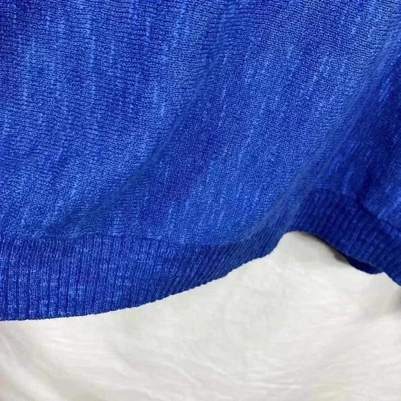 Eileen Fisher Blue 3/4 Sleeve Linen Blend Tunic Top in Size Small. - Picture 5 of 12